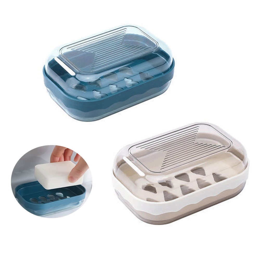 Étui à Savon De Voyage étanche Uxcell - Porte-savon Portable En Plastique PP Marron, Neuf