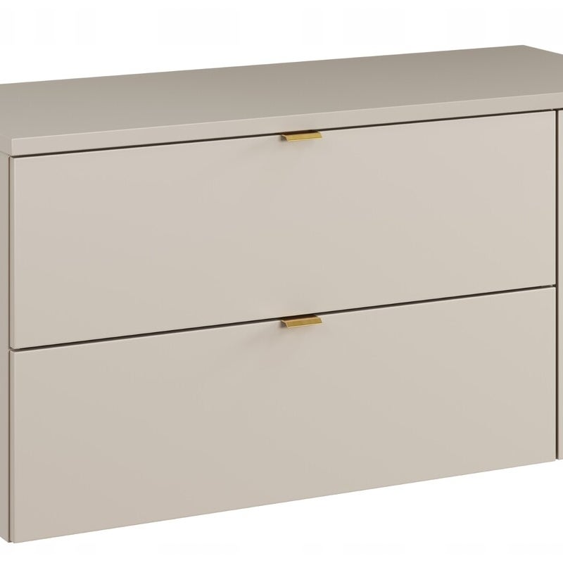 Szafka łazienkowa Dalia 100 cm kaszmir z blatem i cargo