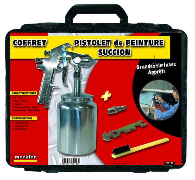 AEROTEC Pistolet lakierniczy pneumatyczny Kit-Line HVLP 1 l - 160123M