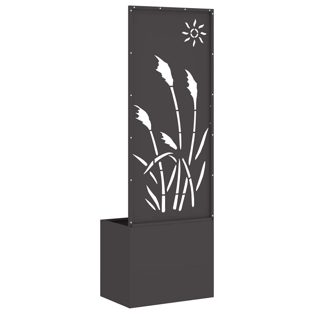 Écran de confidentialité de jardin Fretwork Noir 50 x 150 cm vidaXL - 7