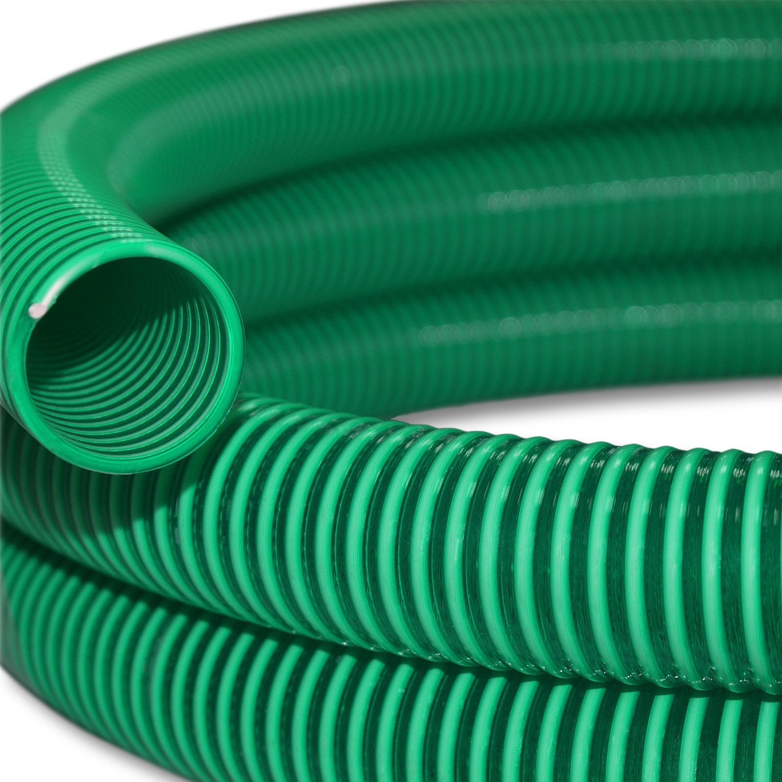 Tuyau PVC Renforcé Vert - 5 M, Diamètre 20 Mm (3/4), Pour Arrosage, évacuation, Résistant Aux UV Et Températures Extrêmes