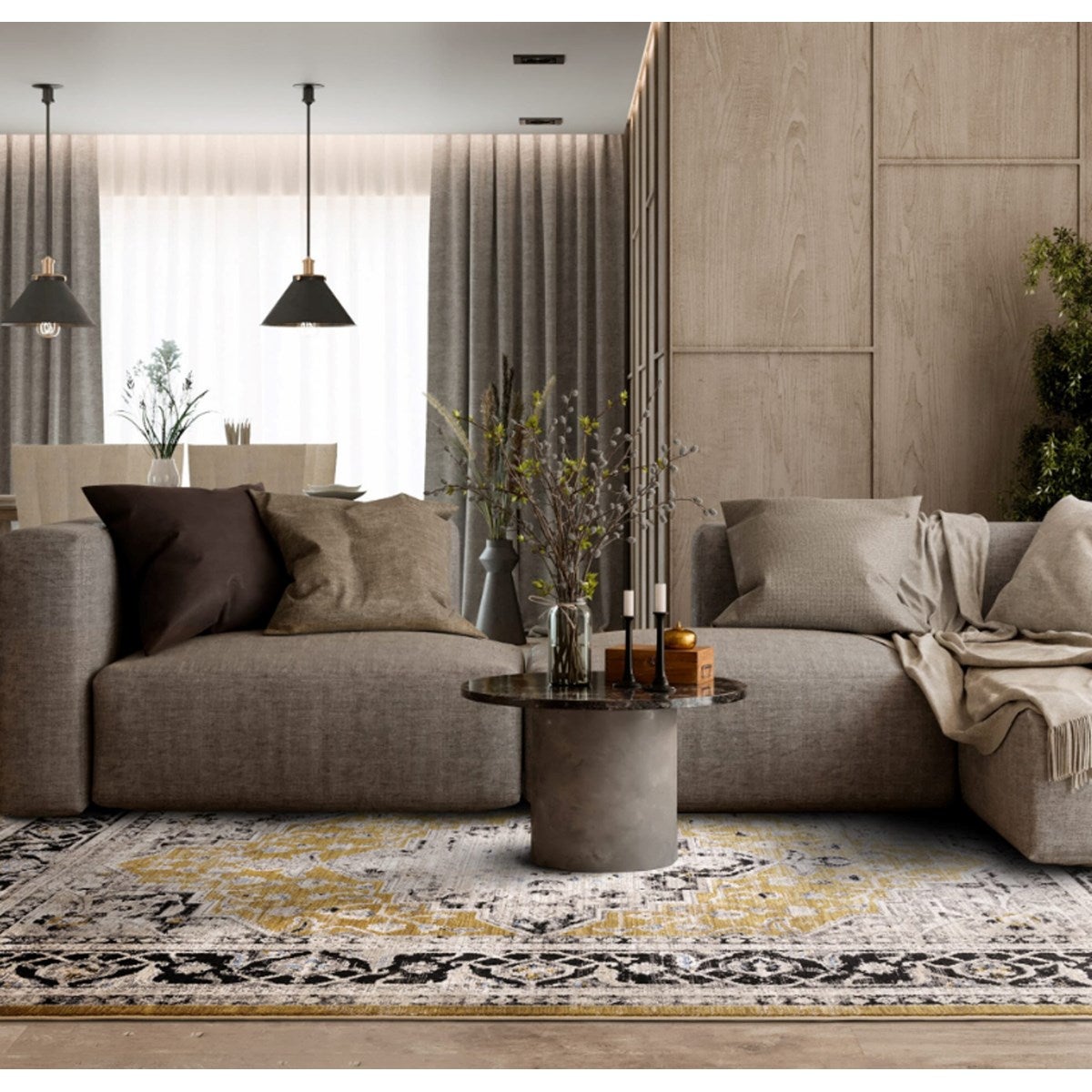 Tapis de salon style orient REYES 120x160 cm - 2