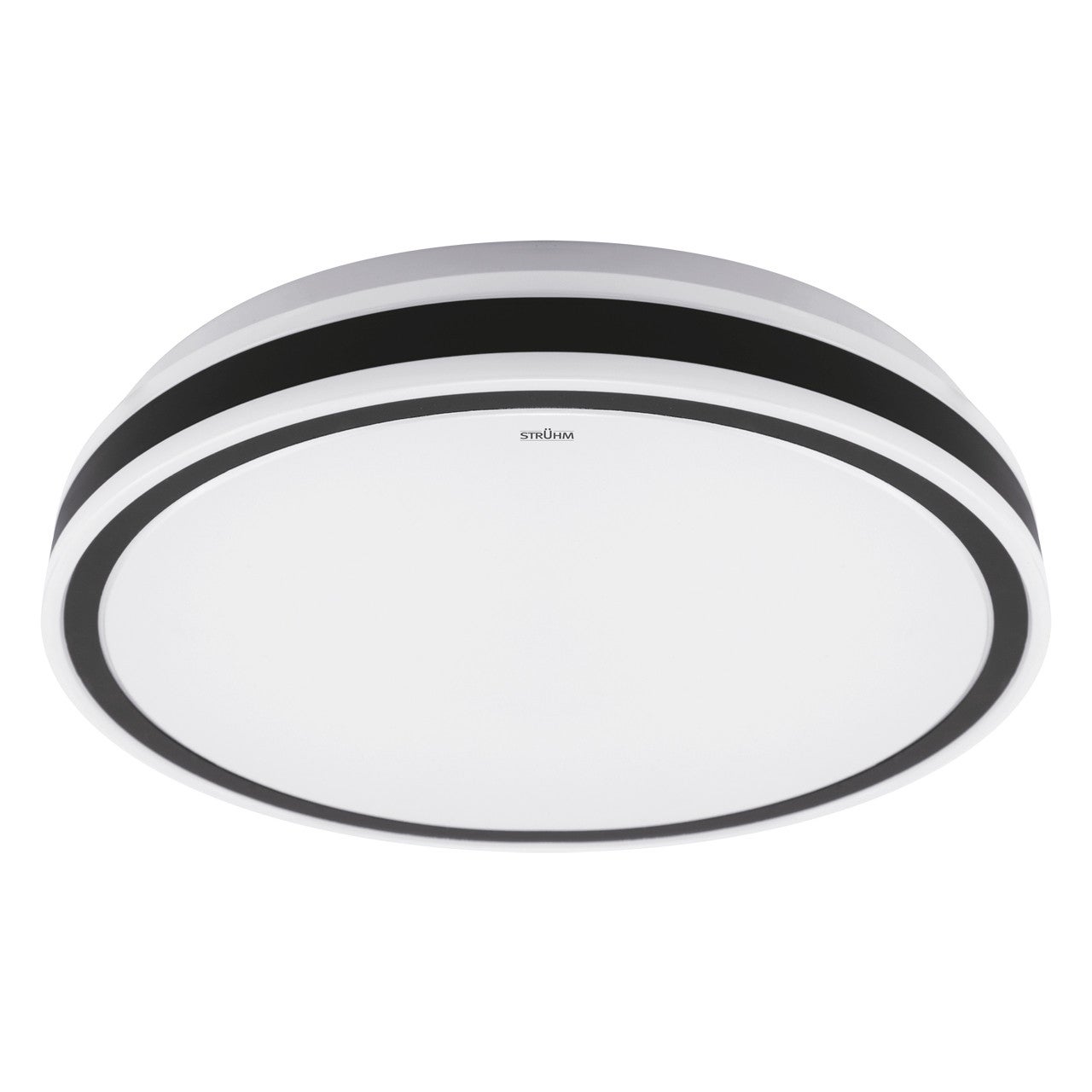 Plafon Aurelia okrągły biało-czarny LED 48W 4100K 3160lm wym: 6,5 x 48 cm IP44 tworzywo sztuczne Struhm