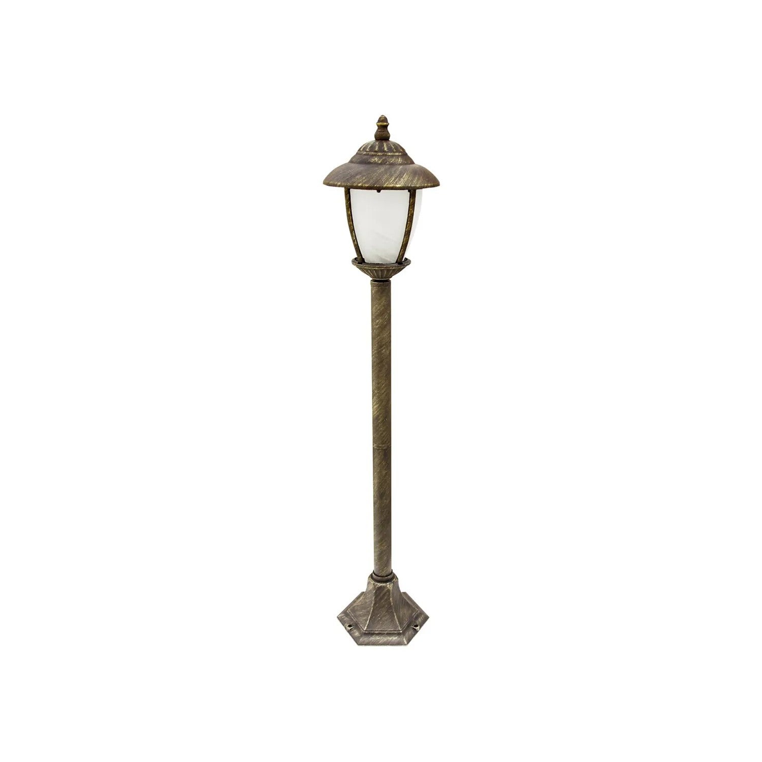 Lampa ogrodowa stojąca Madrid złoto antyczne 1xE27x60W IP43 wym: 105 x 20 x 20 cm metal Rabalux