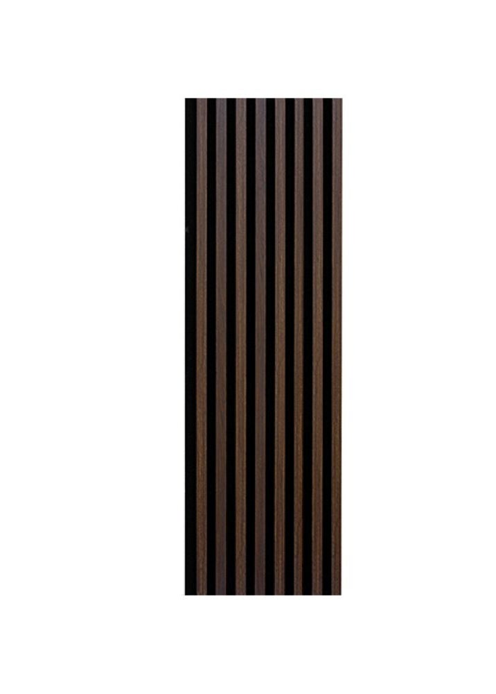 Lamele ścienne 8L Marbet Design WOODLINE 270x40 cm Dąb ciemny na czarnym filcu 1 szt.