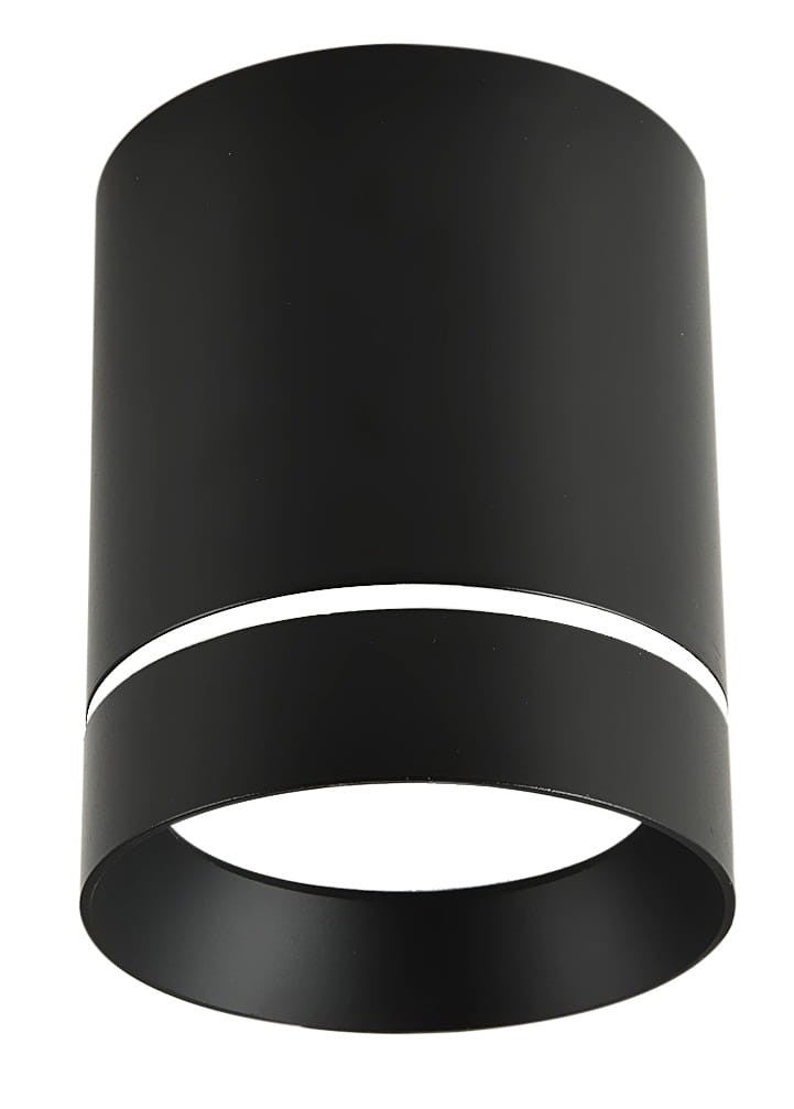 Reflektor sufitowy spot natynkowy Tuba okrągły czarny 1xGU10x15W wym: 7,9 x 7,9 cm aluminium Candellux