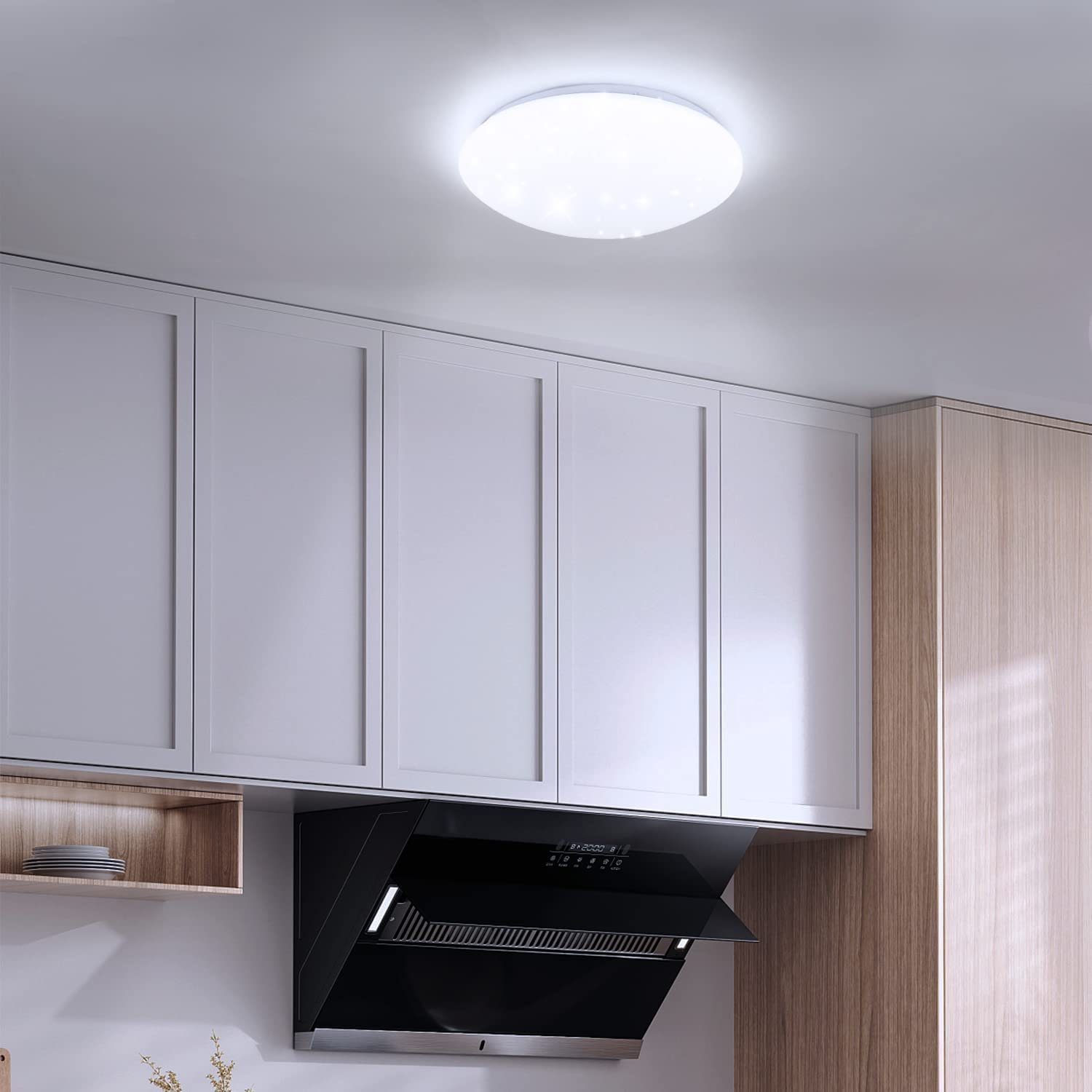 NETTLIFE Plafoniera LED Cielo Stellato Lampada da Camera da Letto Dimmerabile con Telecomando 37 W Lampada da Cameretta per Bambini 28 cm per - 7