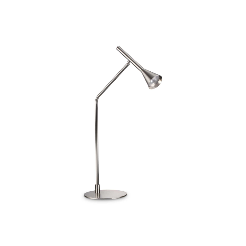 Ideal Lux  Lampe De Table Led Diesis Verre,Métal Nickel , Leroy Merlin