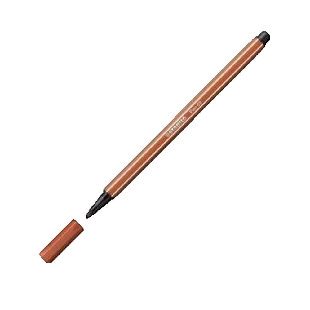 Rotulador stabilo acuarelable pen 68 siena tostado 1 mm (Pack de 10 uds.) - 2