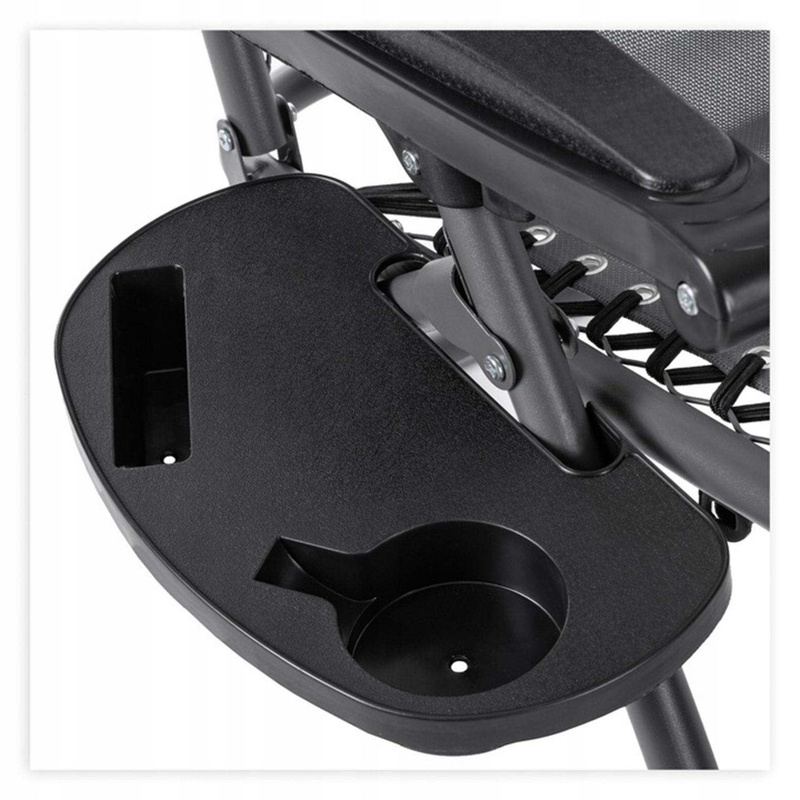 Leżak Plażowy Ogrodowy Składany Zero Gravity Antracyt - 4