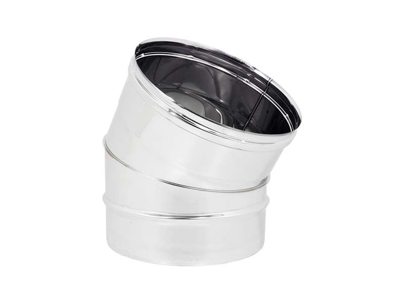 Gomito Per Canna Fumaria In Acciaio Inox 90° – Diametro 60/70/80 Mm, Per Stufe E Camini Da Campeggio