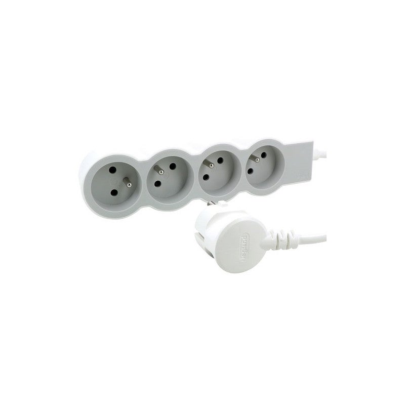 MULTIPRISE FB 4X2P+T STD 3M BLC/GRIS LEGRAND - 049490 - 3
