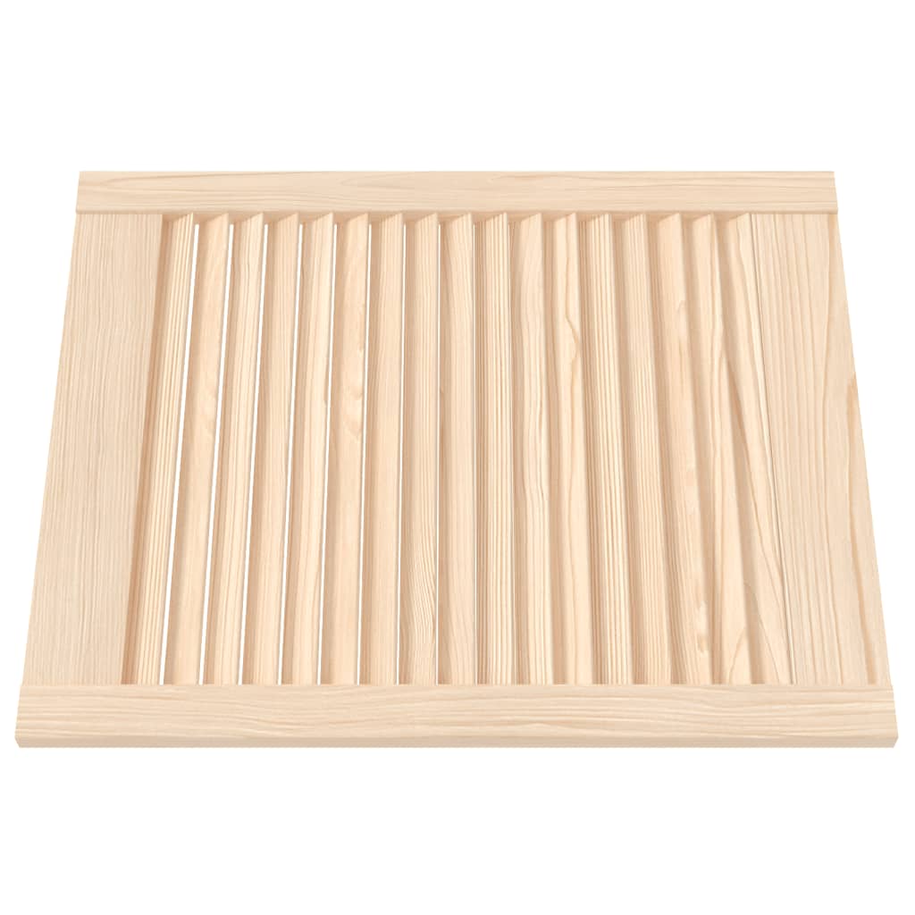 Porte d'armoire à lattes en pin massif 61,5x49,4 cm - COMFORTXL - 3