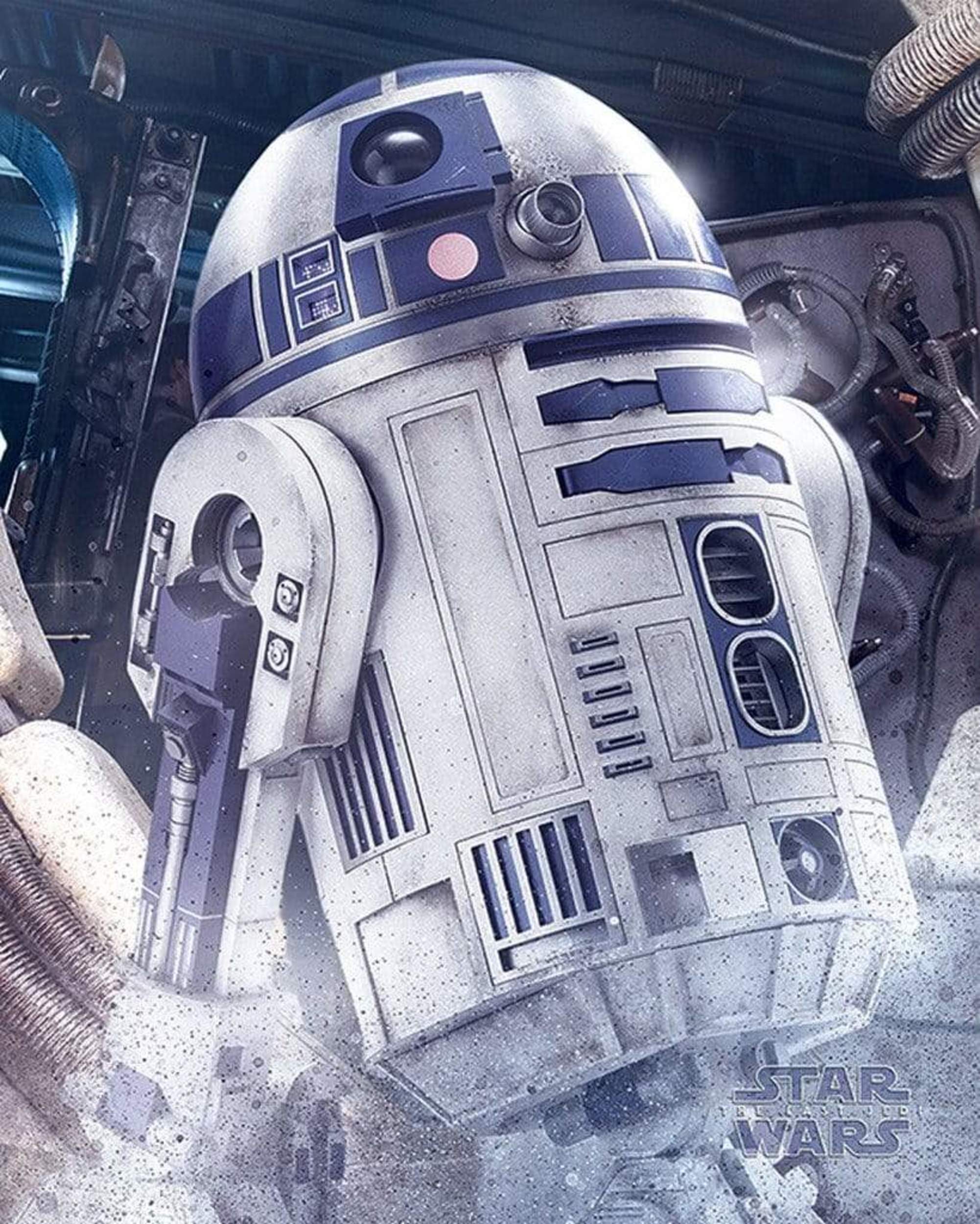 Poster Star Wars - the Last Jedi R2-D2 Droid 40x50cm | Leroy Merlin