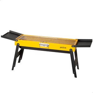 SunJas Barbecue a Carbonella Portatile,Barbecue a Carbone in Acciaio Inossidabile,BBQ Grill Pieghevole per Picnic in Balcone e Giardino,Picnic all'aperto,Campeggio Mini [S