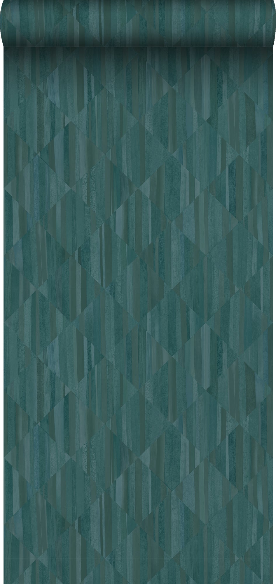 Tapeta Motyw drewna 3D petrol blue - 50 x 900 cm - ORIGIN