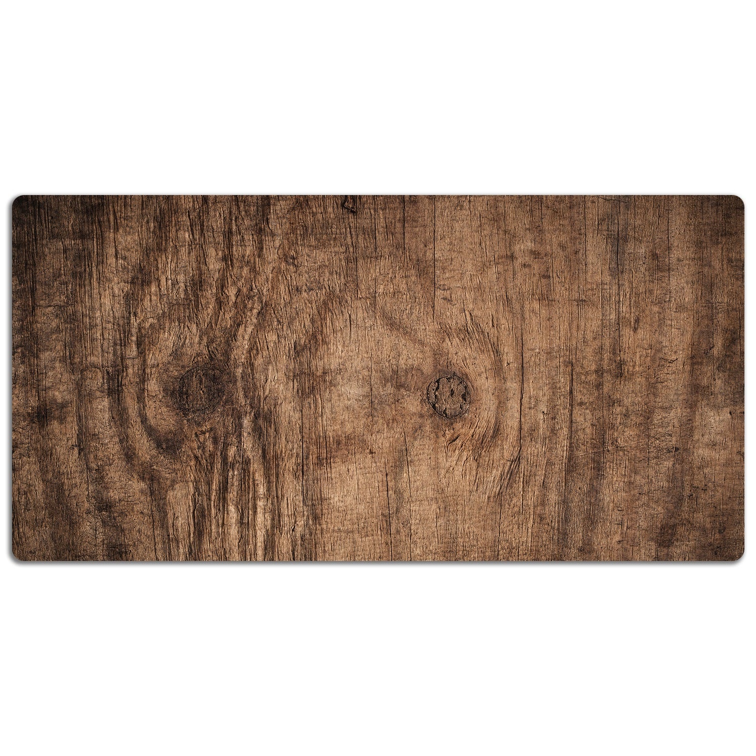Mata na biurko stare drewno 90x45 cm, dekoracyjna podkładka w stylu rustykalnym – Tulup