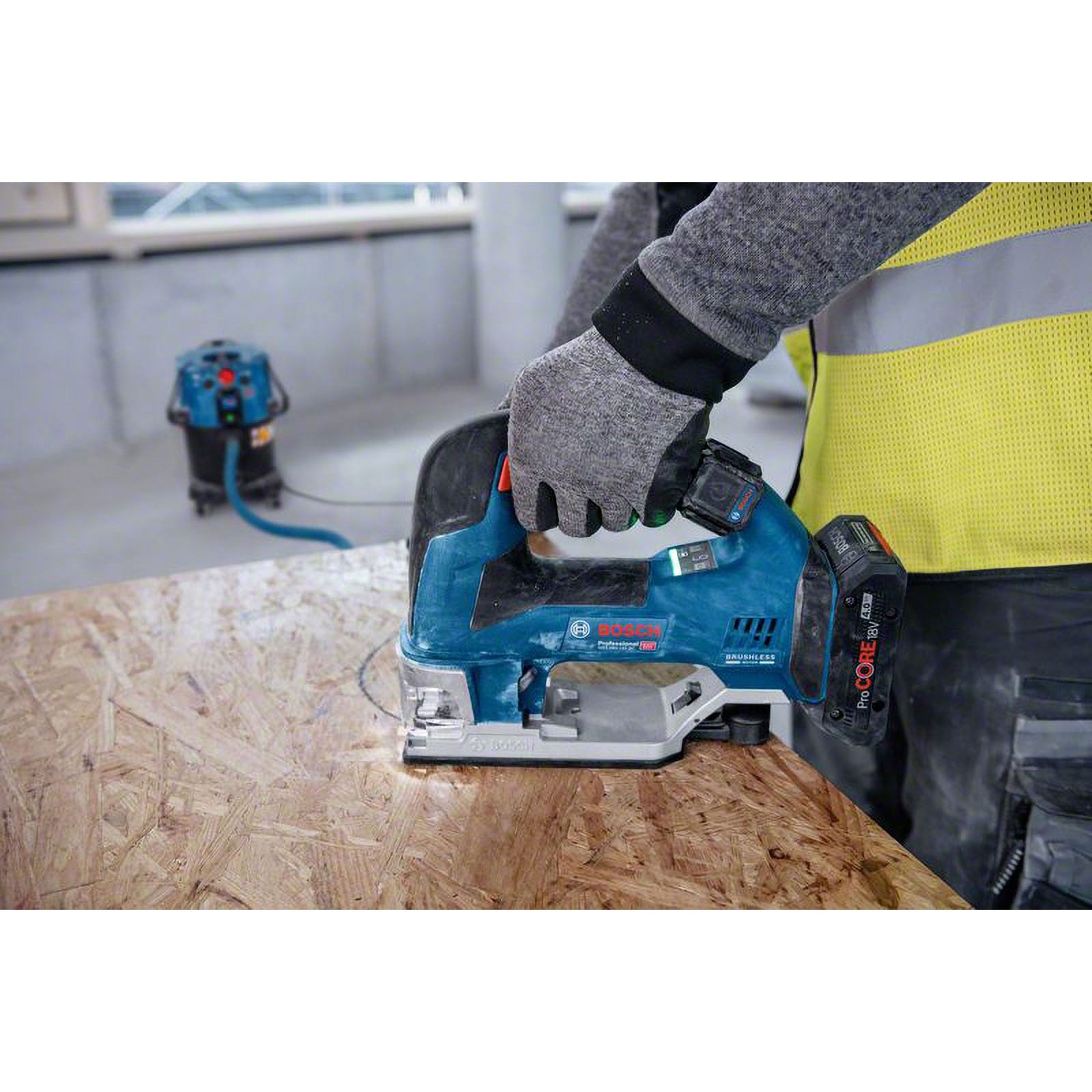 Bosch Professional Akcesorium do Odkurzacza Zestaw Autostart GCA 30-42 + GCT 30-42, Akumulator - 1600A02GF1 - 5