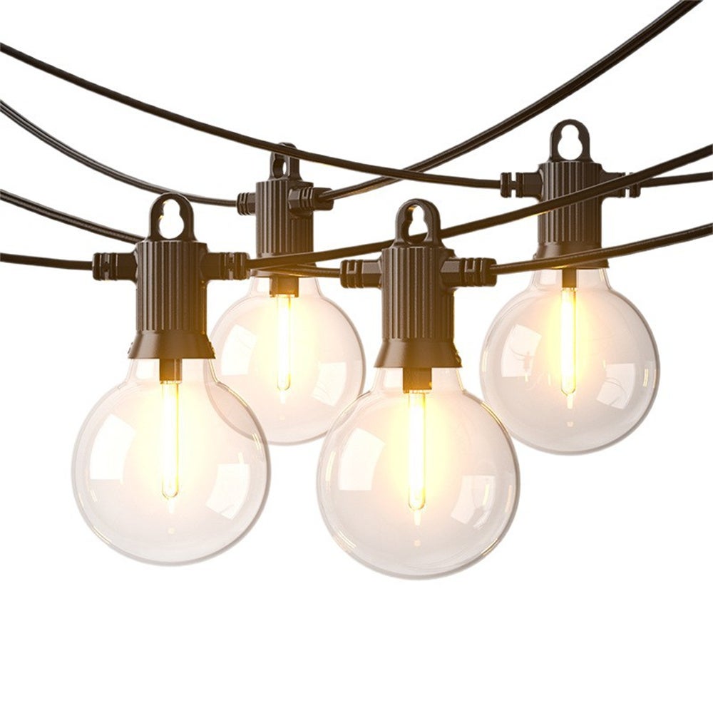 25-stopowe zewnętrzne lampki LED G40 z 12 żarówkami, wodoodporne, odporne na stłuczenia, ściemnialne, wiszące, do kawiarni, bistro i na werandę - 5