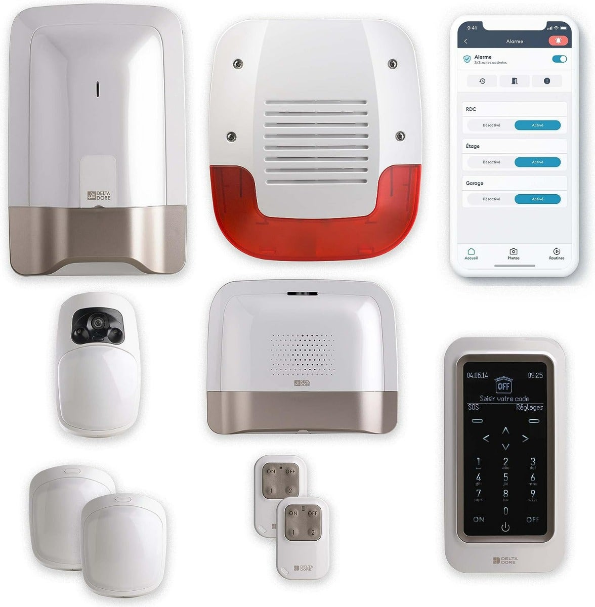 Delta Dore - Pack alarme complet sans fil Tyxal+ Vidéo connecté - 6410178 - 7