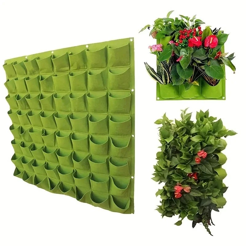 BESPORTBLE Borsa Coltivazione Piante Da Appendere Al Muro Sacco Per Fragole 3 Galloni in Pe Per Giardinaggio Interno Ed Esterno, Contenitore Per Piante Sospeso Salvaspazio Per Balcone e Parete