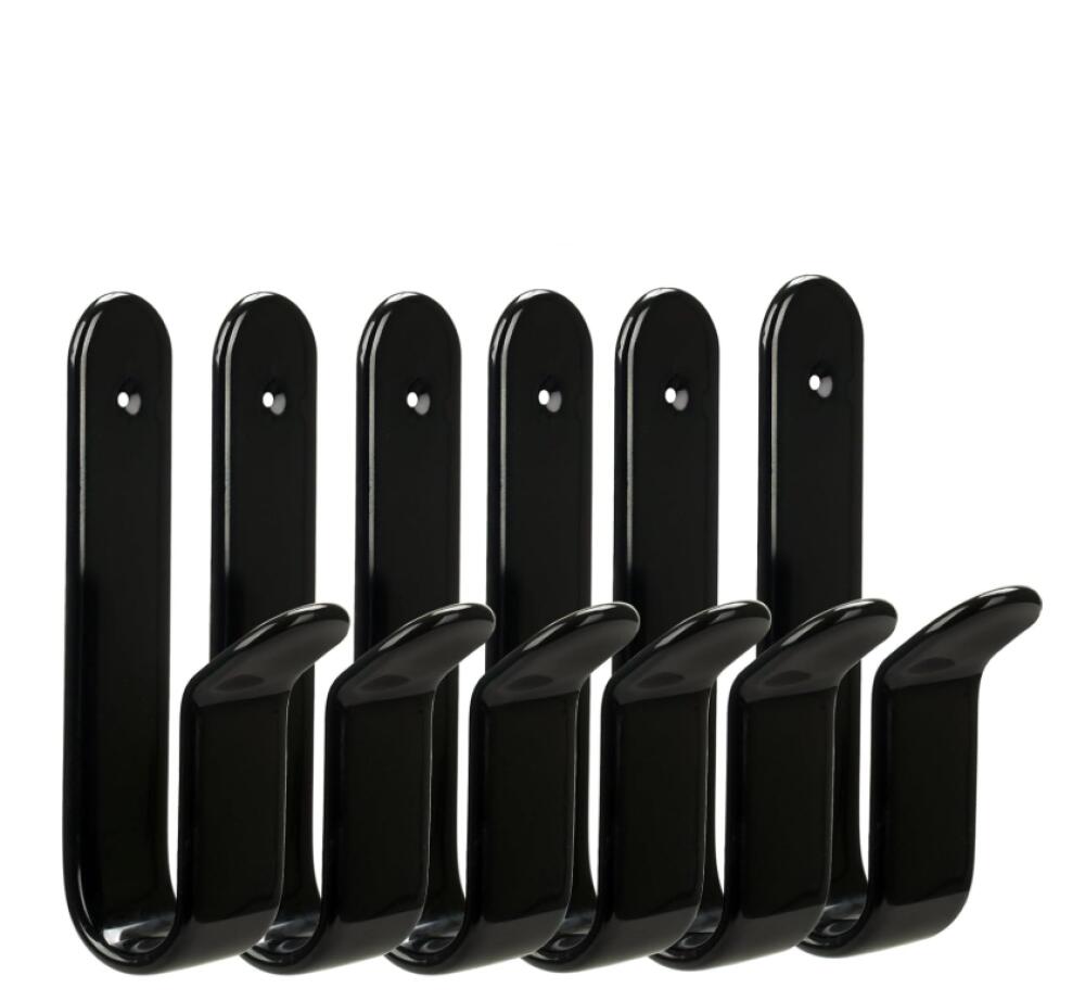 Zestaw 6 poziomych uchwytów ściennych do snowboardów, uchwyt ścienny na snowboard, do sypialni, garażu