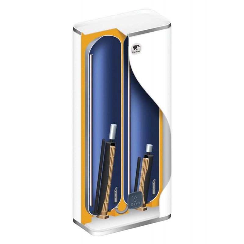 THERMOR - Chauffe-eau électrique Malicio 3 100L blanc multiposition - 231081 - 8