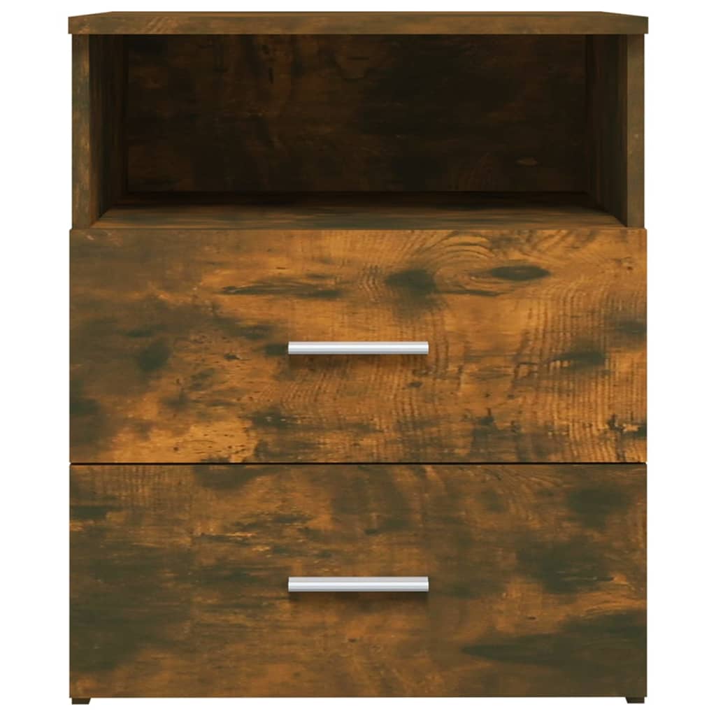 Lot de 2 Tables de chevet，Table d'appoint, Table de nuit pour Salon Chambre Chêne fumé 50x32x60 cm948089 - 6