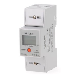 Compteur électrique Monophasé 230V - Occasion, Blanc, Pour Installation Ou Remplacement