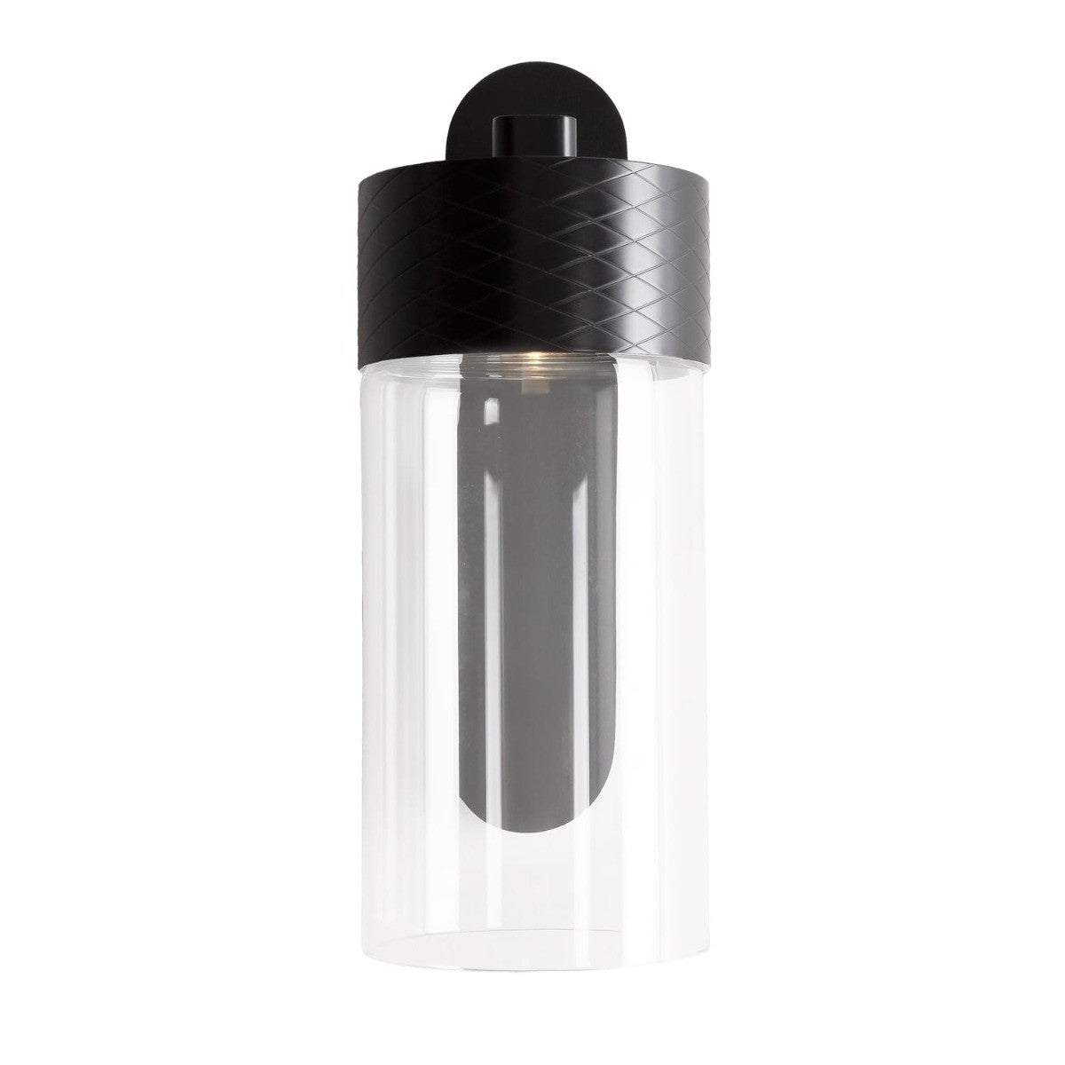 Kinkiet ścienny LED siateczkowy wzór FUSION czarny 7W ciepła 523lm metal wym:17,8x7,5x11,7cm IP20 Maxlight