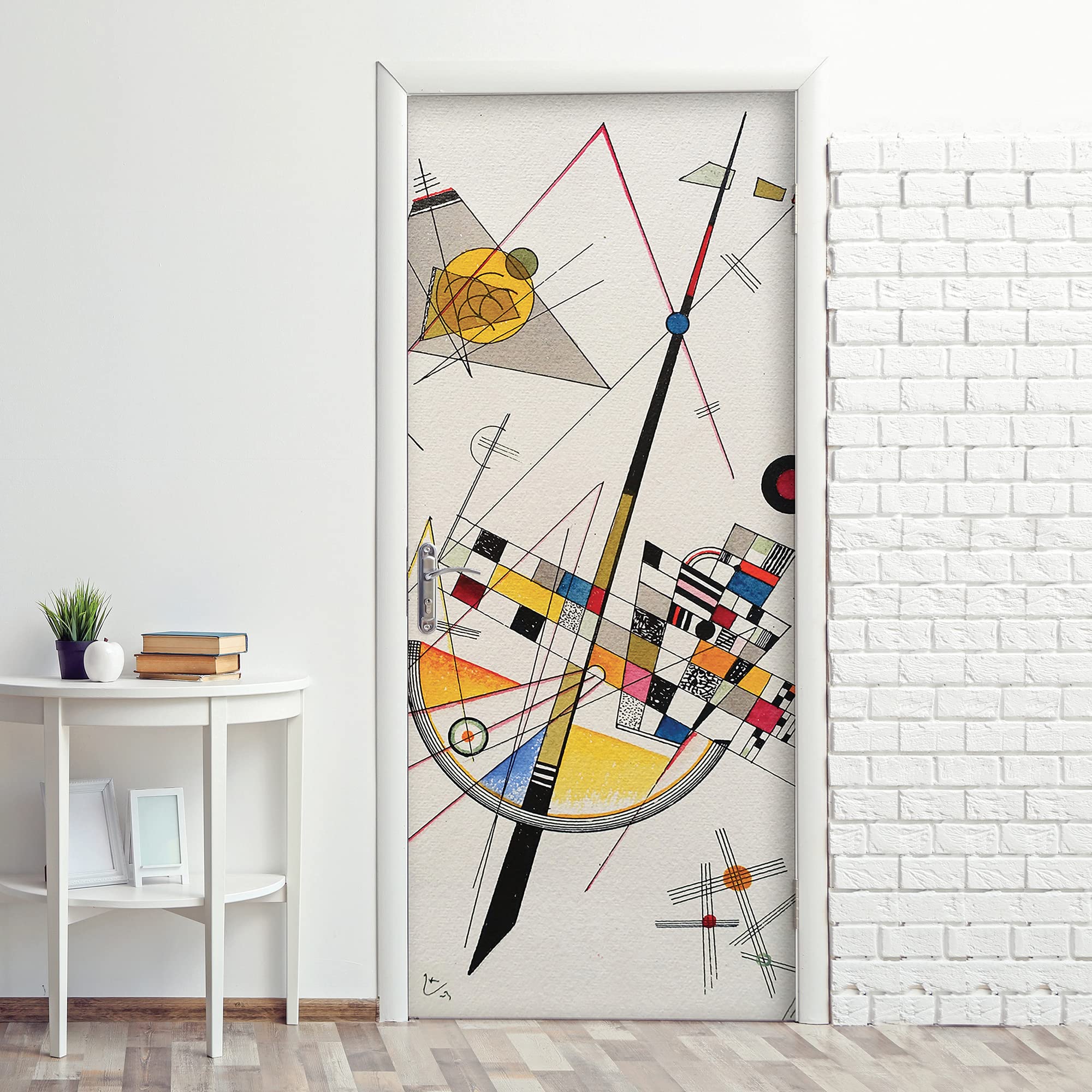 Adesivo Per Porta Autoadesivo Cielo Stellato - 88x200 Cm, Effetto 3D, Rimovibile In Vinile HD