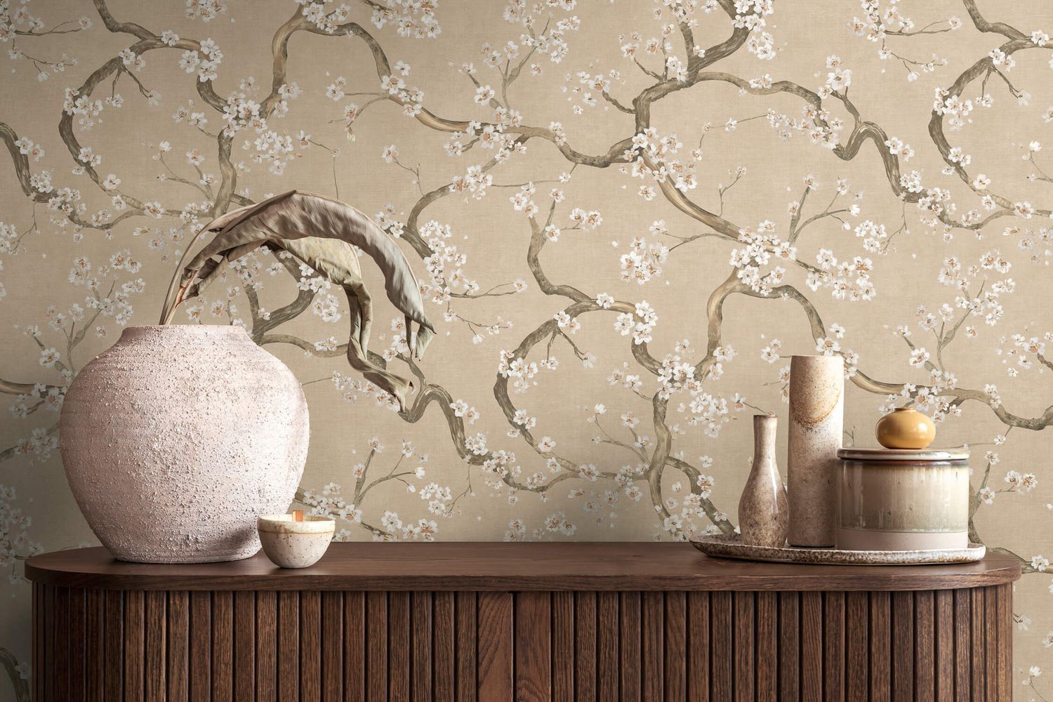 Profhome 781992-GU Papel de parede com flores texturizado fosco 5,33 m2 - 8