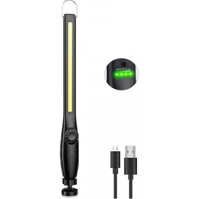 Lampa warsztatowa LED Mecanicien Akumulatorowa lampa robocza Ściemnialna lampa warsztatowa COB Latarka LED do samochodu garażu na kemping sztuka