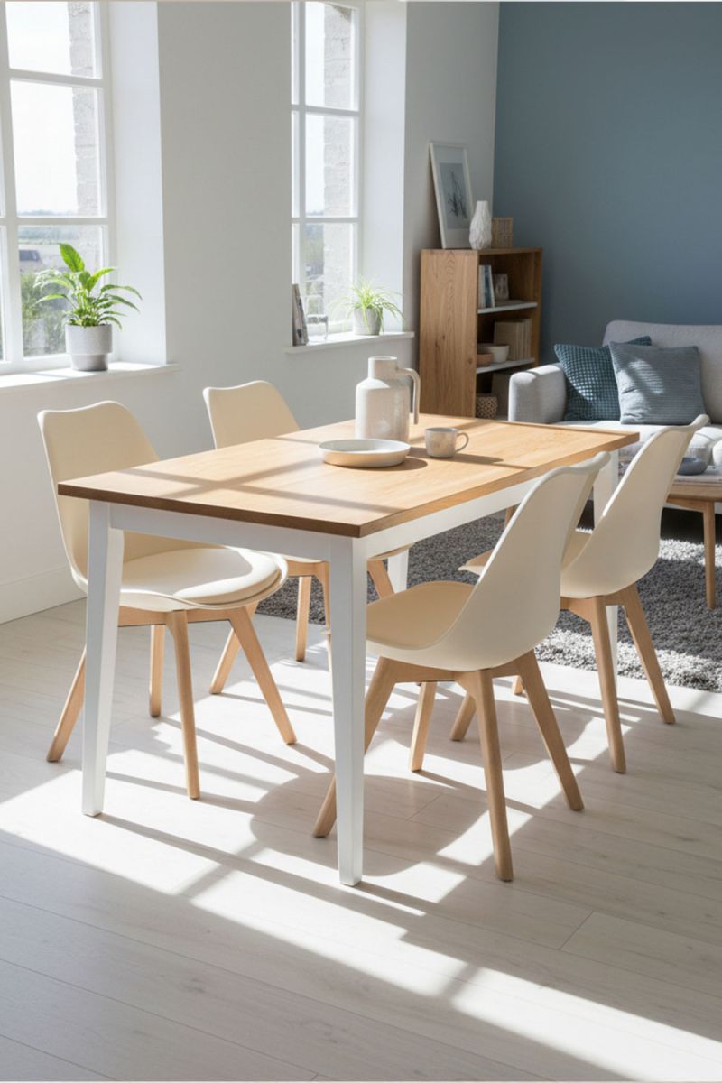 Regalos Miguel - Packs Sillas Comedor - Pack 4 Sillas Synk Basic - Crema - 2