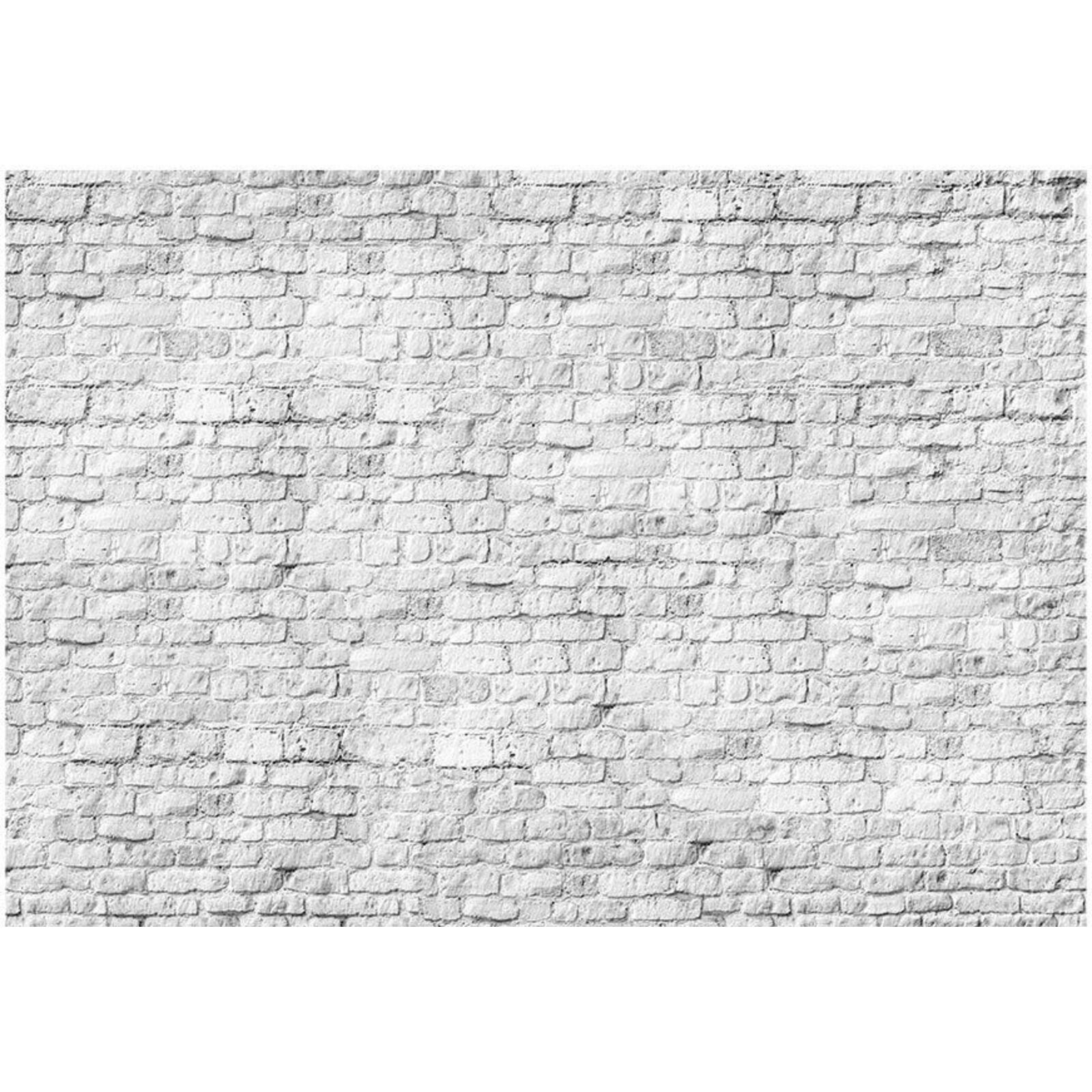 Papier peint brique blanche - 200 x 140 cm - 2
