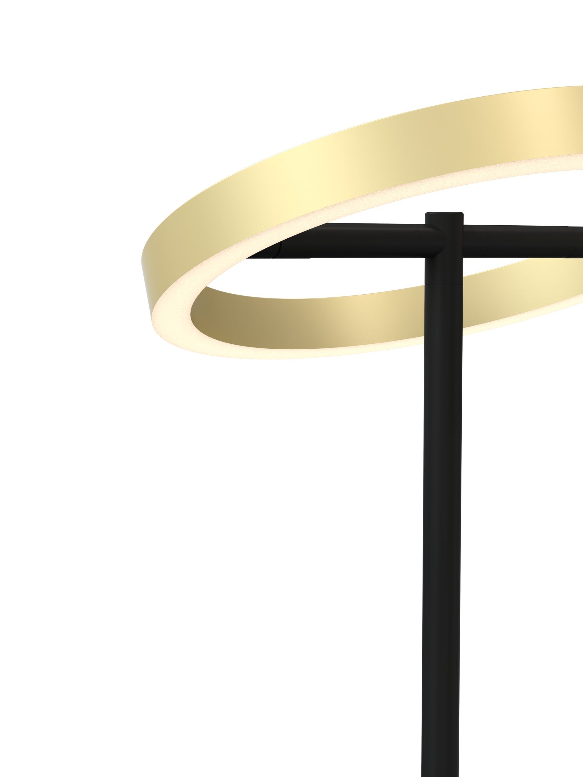 Lampe LED dimmable BREST noir/doré H38cm - 4