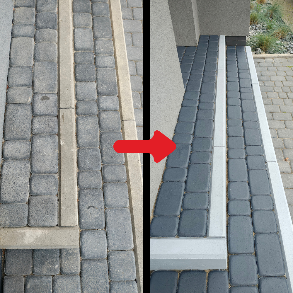 Impregnat Barwiący SZARY 7040 do kostki brukowej bruku betonu 5L na 25m² - 5