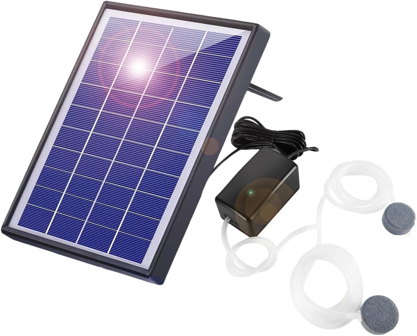 Słoneczna pompa napowietrzająca oczka wodnego mocy zewnętrzny aerator oczka wodnego solarny aerator zasilany bateriami recyrkulacją wody zbiornikowym