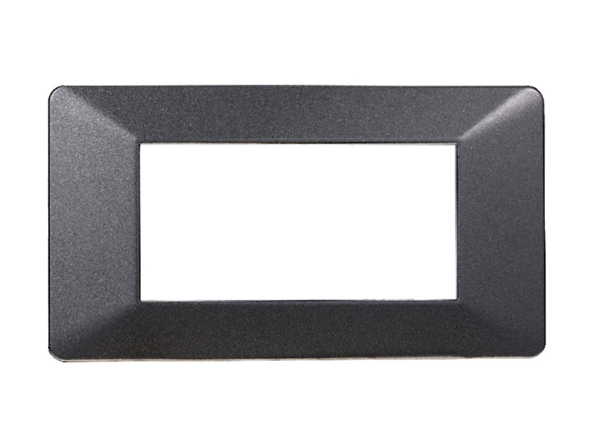 Plaque De Finition 2 Postes 4 Modules Unica Blanc Schneider