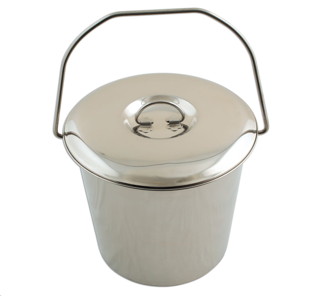 OFFRE SPECIALE SEAU EN INOX 12 LITRES AVEC COUVERCLE -