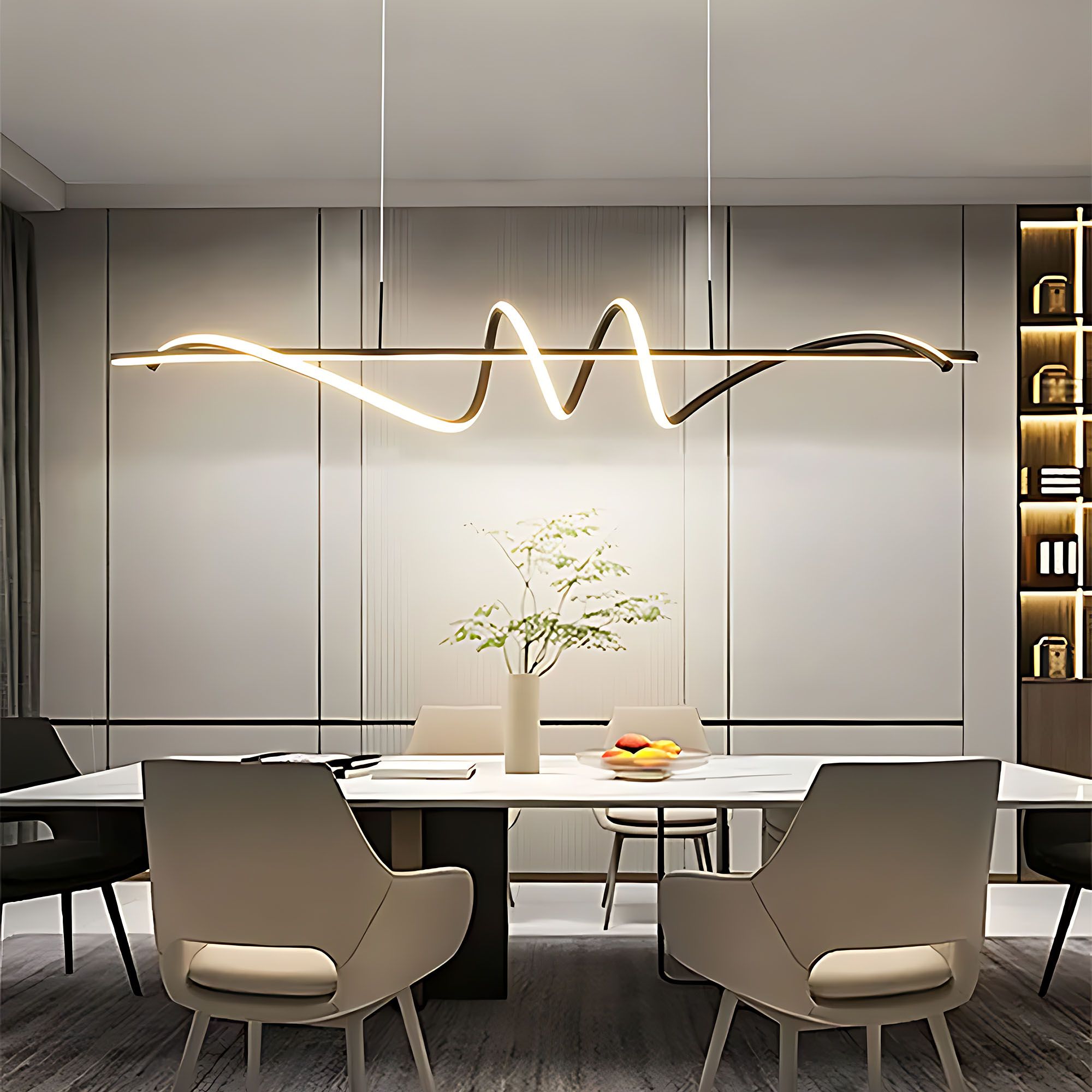 Lampa Sufitowa Wisząca Led Toolight Lhj023-Cp Czarny 120Cm - 3