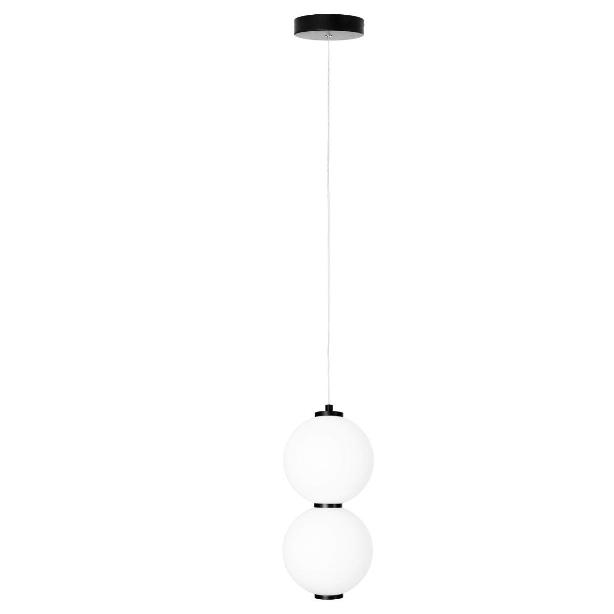 Lampa wisząca TAMA LED 16W Ciepła biel 1280lm czarno-biała wym: 170 x 16 x 16 cm Maxlight