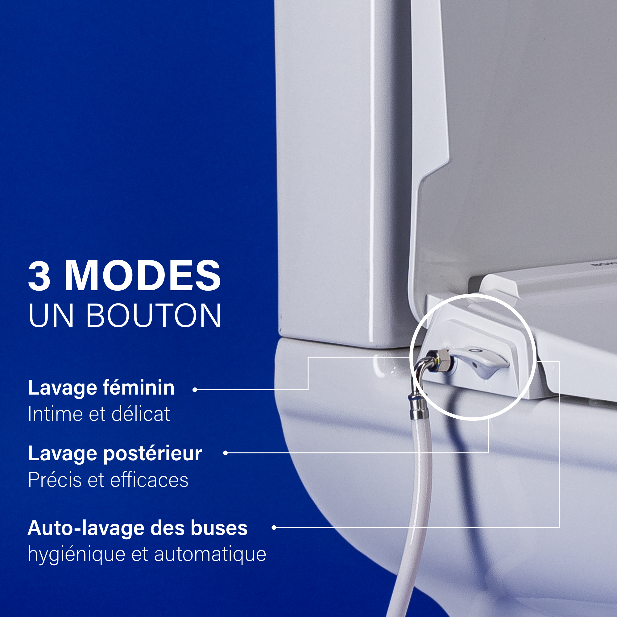 Abattant WC Japonais BOKU (forme ovale) non électrique - 4