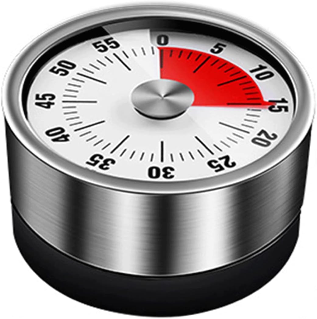 Temporizador Mecánico De Cocina Magnético - 72 DB, Cuenta Regresiva, Ideal Para Horno, Estufa Y Más