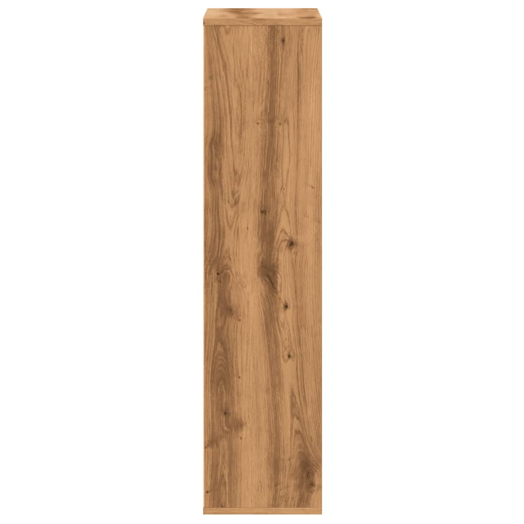 Bibliothèque pour Séjour en Bois Marron H. 25 x l. 50 x P. 25 cm - 5