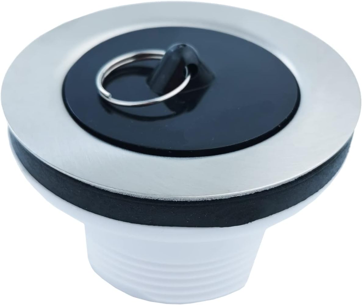 1½" wodoszczelny odpływ do zlewu ze stali nierdzewnej, Ø70 mm, z wodoszczelną pokrywą do kuchni – trwały i praktyczny odpływ do zlewów ze stali nierdz