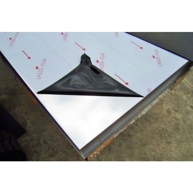 LASTRA LAMIERA ACCIAIO INOX 304 LUCIDO- 50x50 CM - SP 2,0 MM