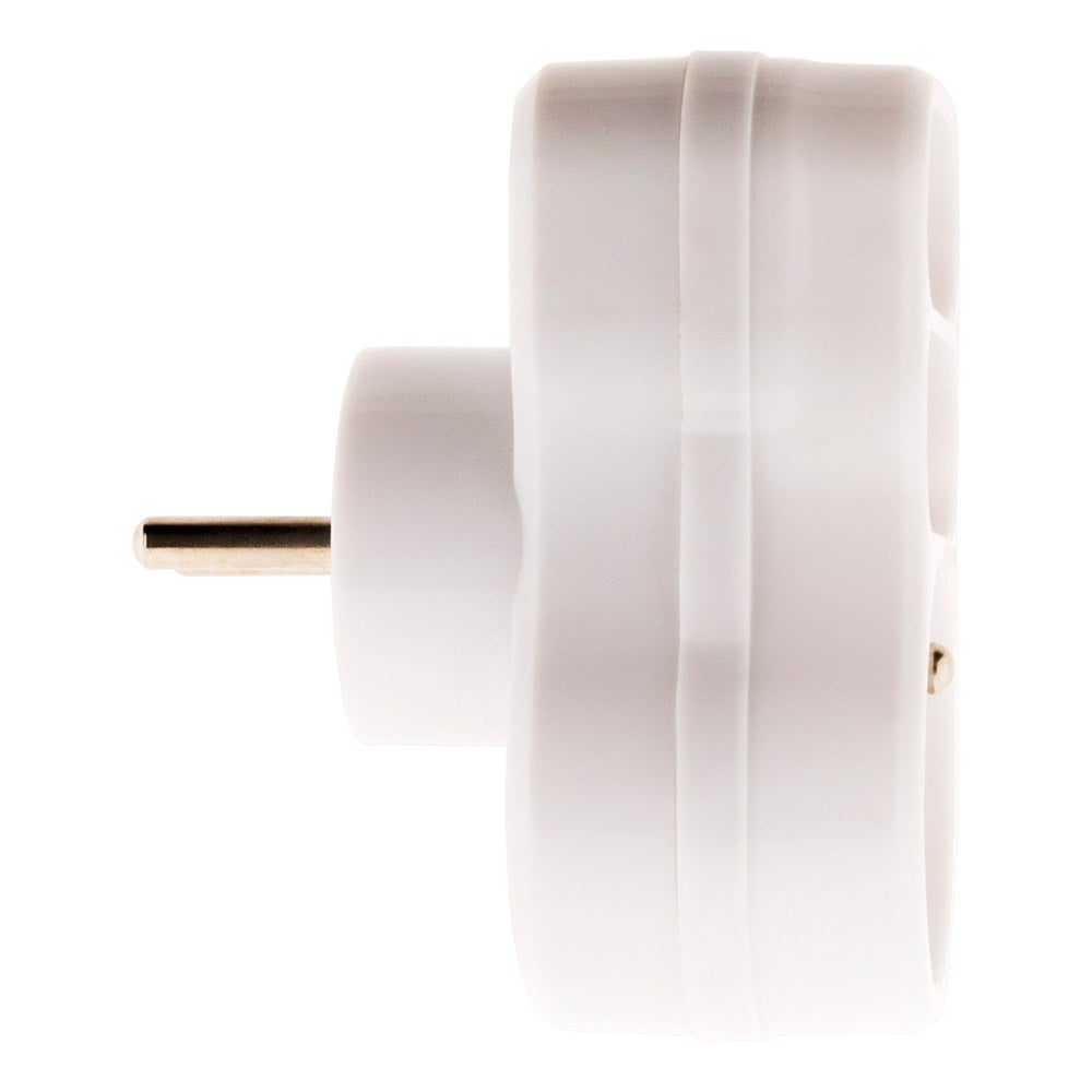 Multiprise triplite 2P 6A + 2P+T 16A façade - Zenitech - 4