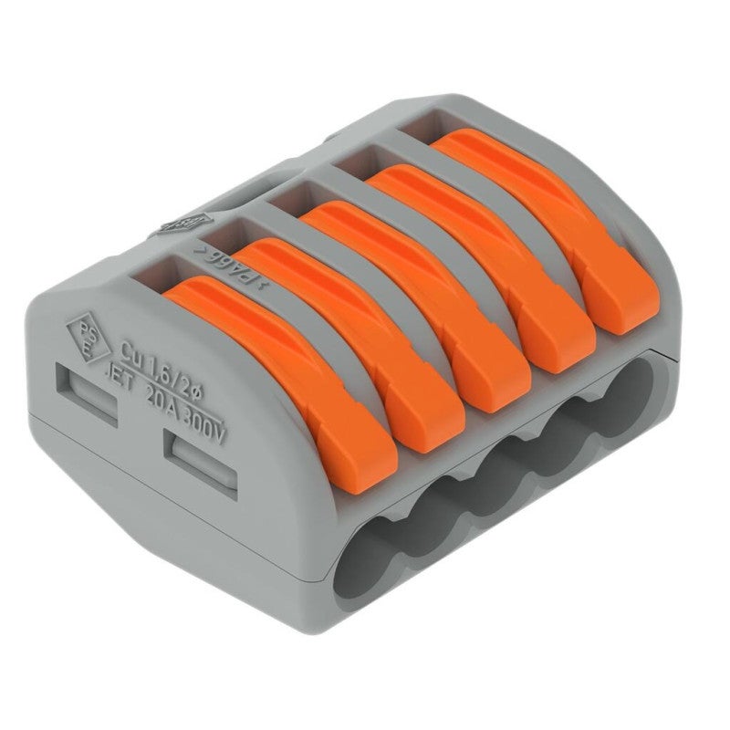 WAGO 222-415 Szybkozłączka Złączka Drut Linka 5x 0,08-4mm2 ORYGINALNA 40szt
