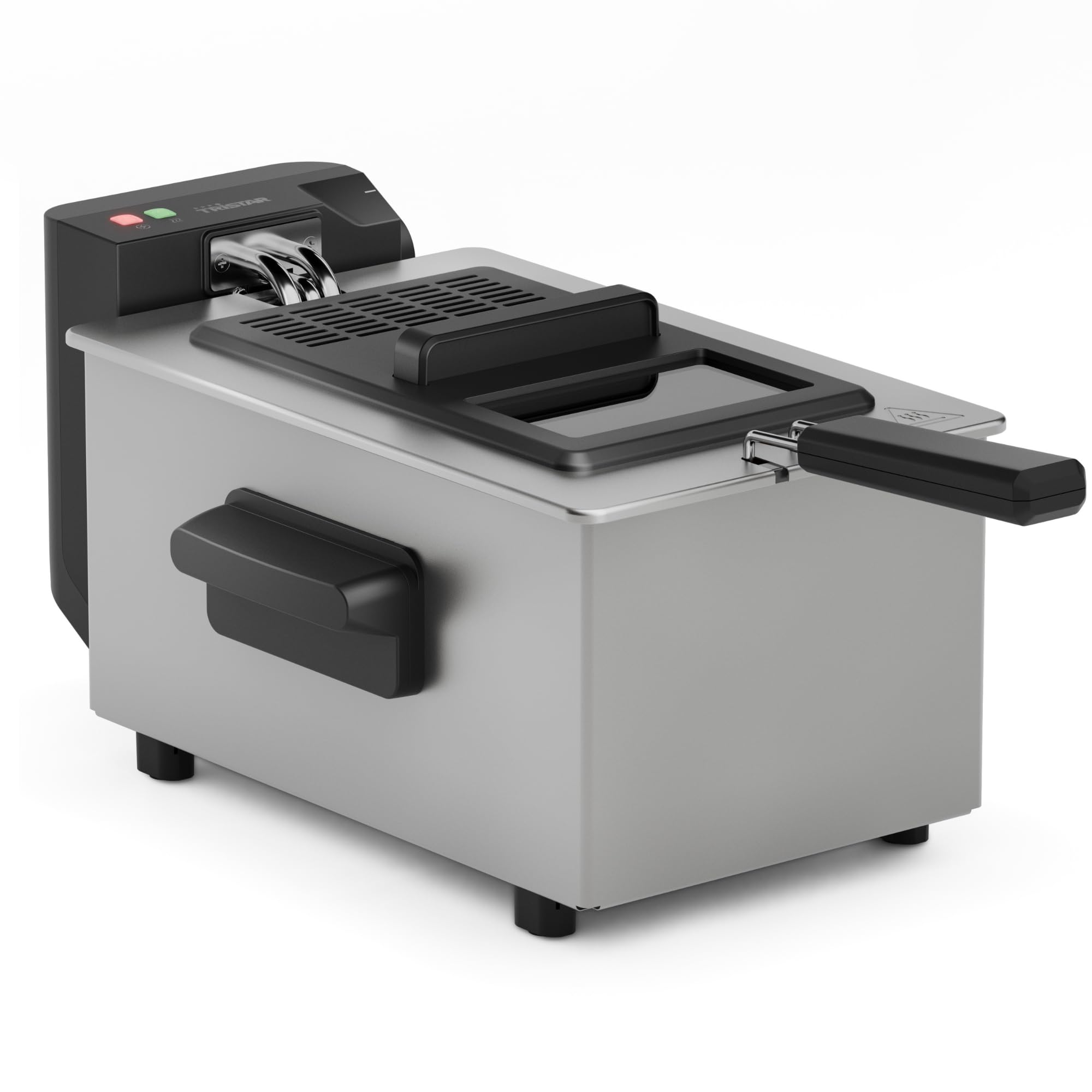 Friggitrice A Olio Bestron Mini - Con Cestello Inox, Controllo Temperatura 190°C, Tecnologia Zona Fredda, 1000W - Foto 7